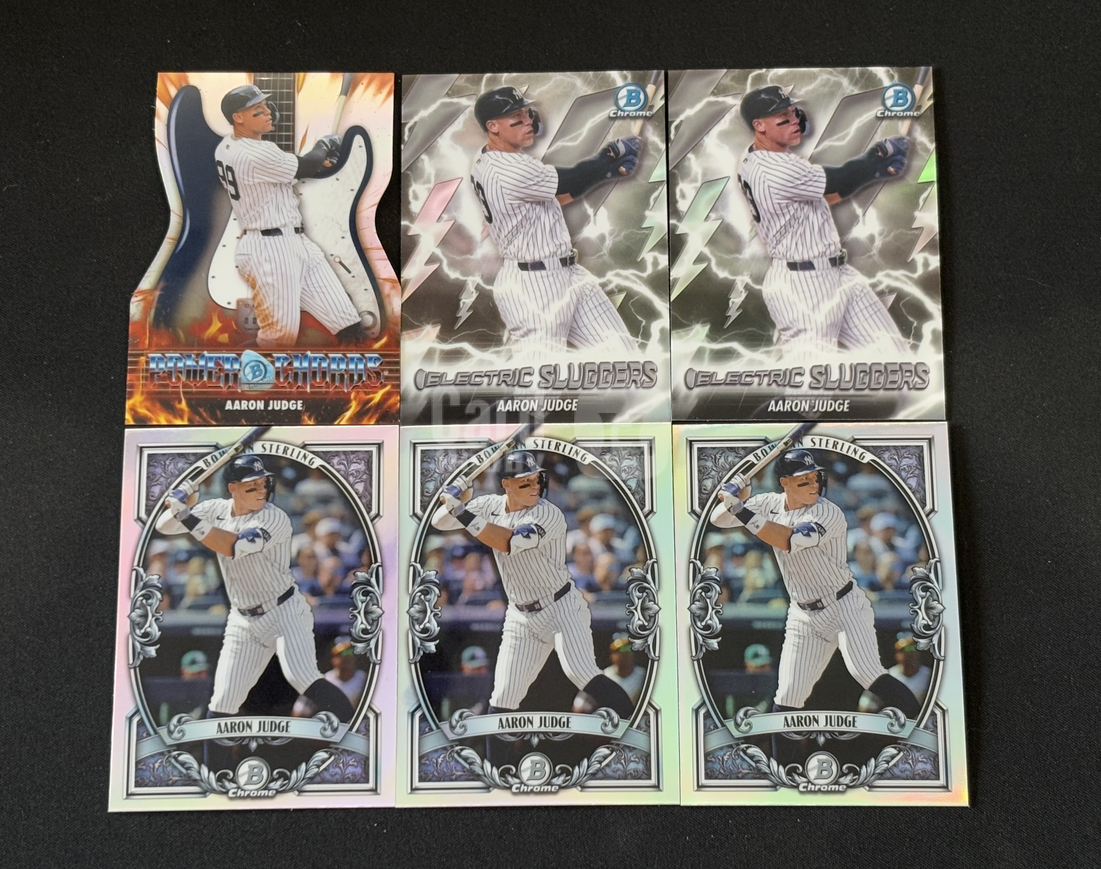 2026 Topps Bowman Aaron Judge 棒球 MLB 纽约洋基 阿隆 贾奇 异形特卡 闪电特卡 花窗特卡 银折 6张打包不包品 - 嘎