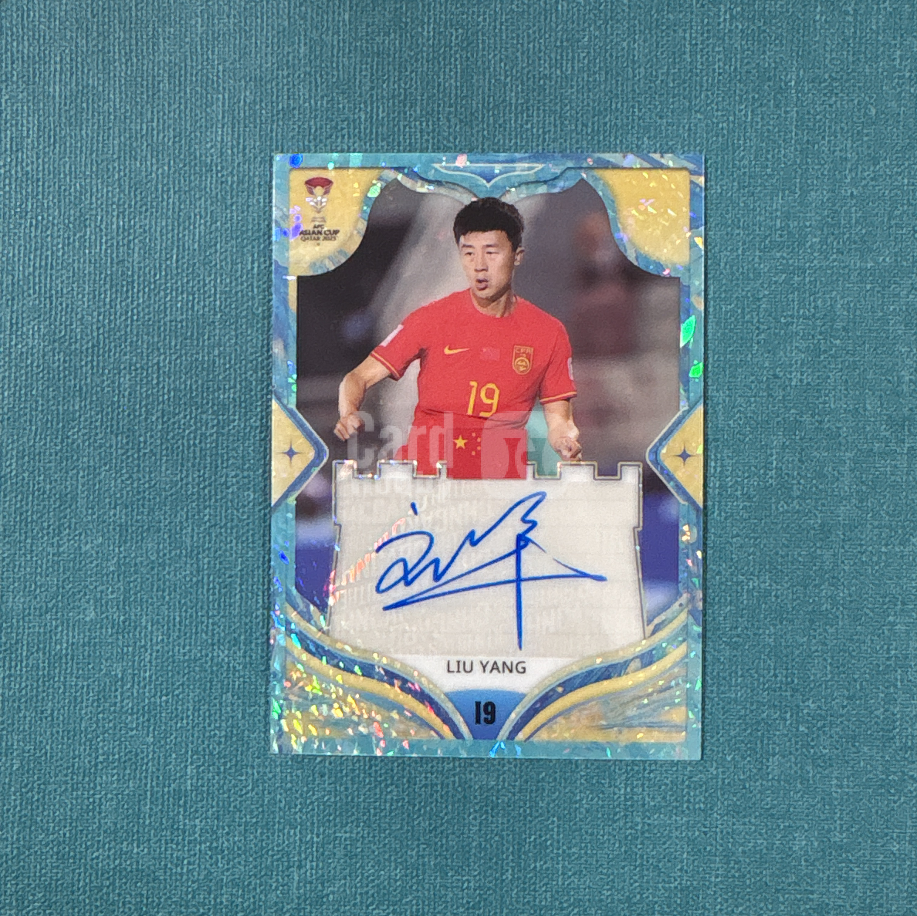 2023 Chncard Origin ZTKY 中体卡业 亚洲杯 起源 刘洋 签字 01/35编 首编 折射 中国队 卡品如图 DYD