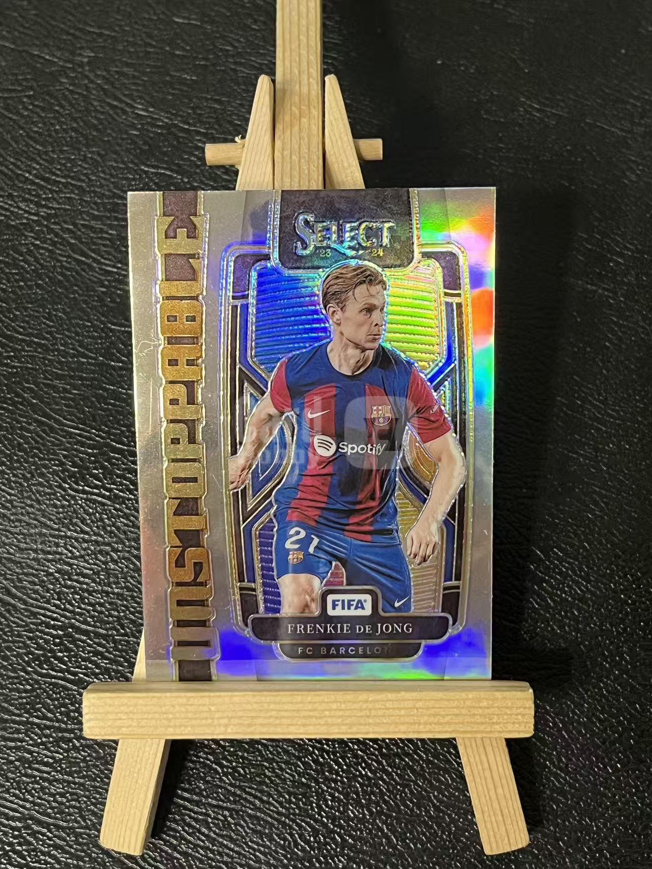 2023-24 Panini Select Frenkie de Jong 德容 特卡 巴萨 银折 实卡精美 卡品如图 LA-2
