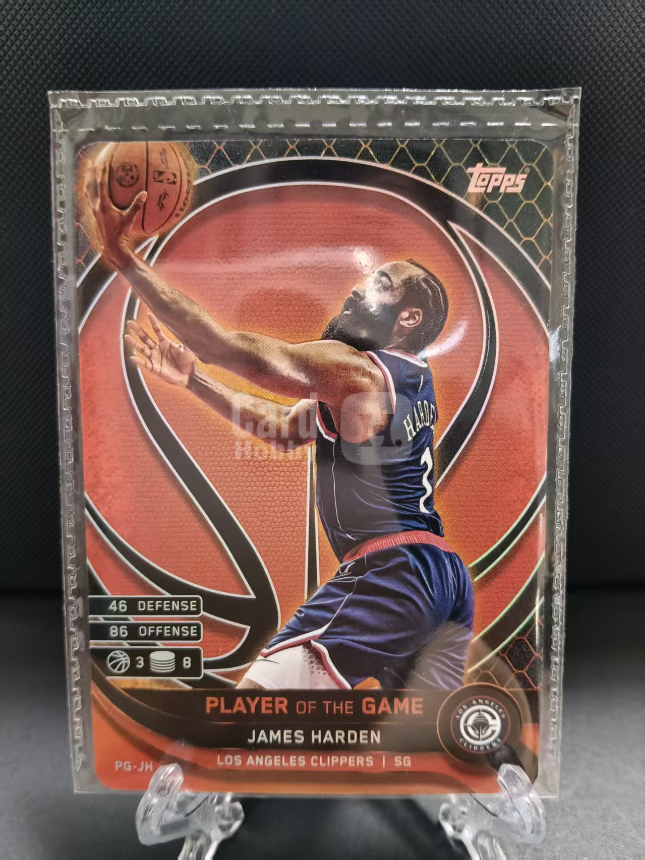 2025 Topps Match Attax James Harden 快船 近期大热球星 哈登 詹姆斯 卡游 折射 卡品如图