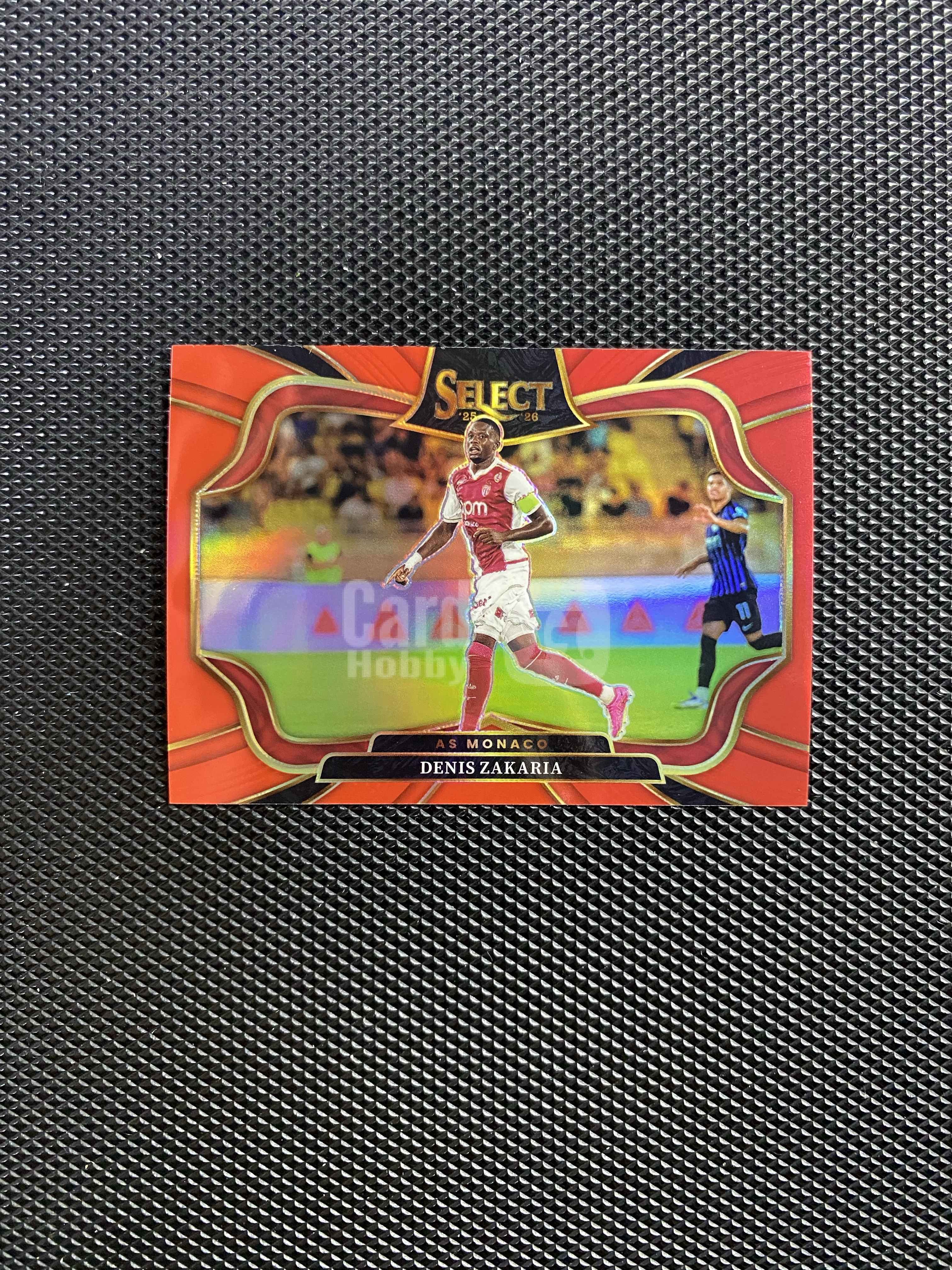【深情拍卖】2025-26 Panini Select 法甲 Denis Zakaria 瑞士 切尔西 摩纳哥 扎卡里亚 55编 红折 三级 卡品如图 #js548#