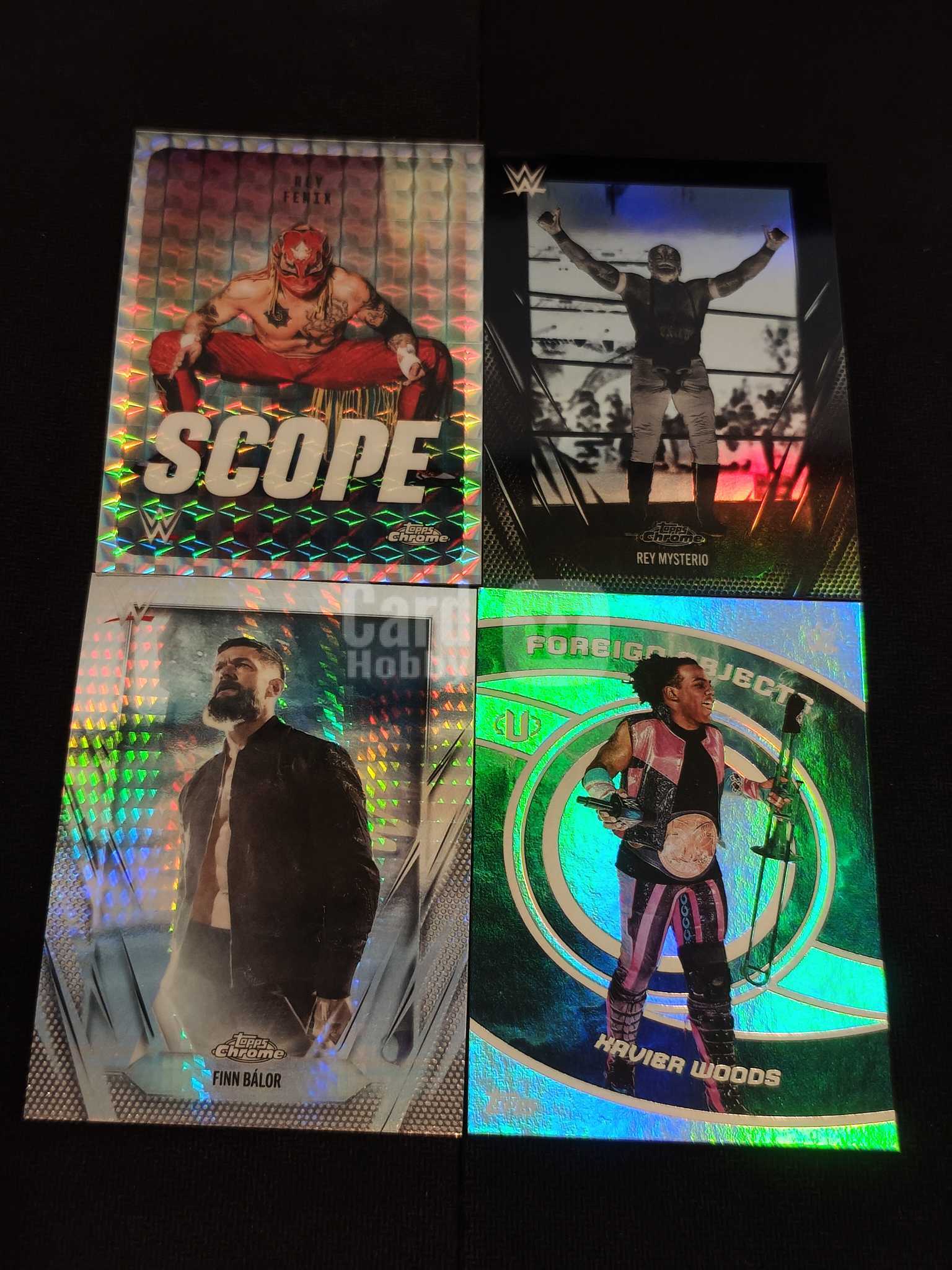 2026 Topps Chrome WWE 4张 Rey Fenix Rey Mysterio Finn Balor Xavier Woods 折射 选图好看 凑套收藏 卡如图 #