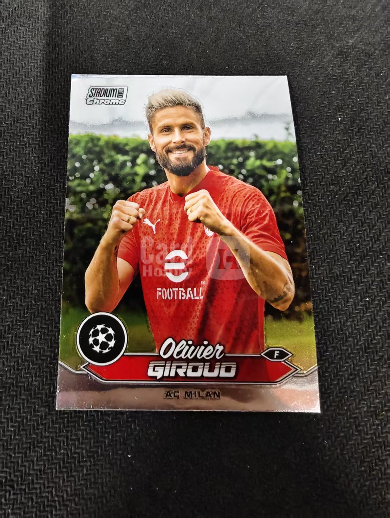 【可合并,不累计】2024 Topps Stadium Club Chrome Olivier Giroud 吉鲁 AC米兰 竞技场 欧冠 不保卡品 介意勿拍 #58