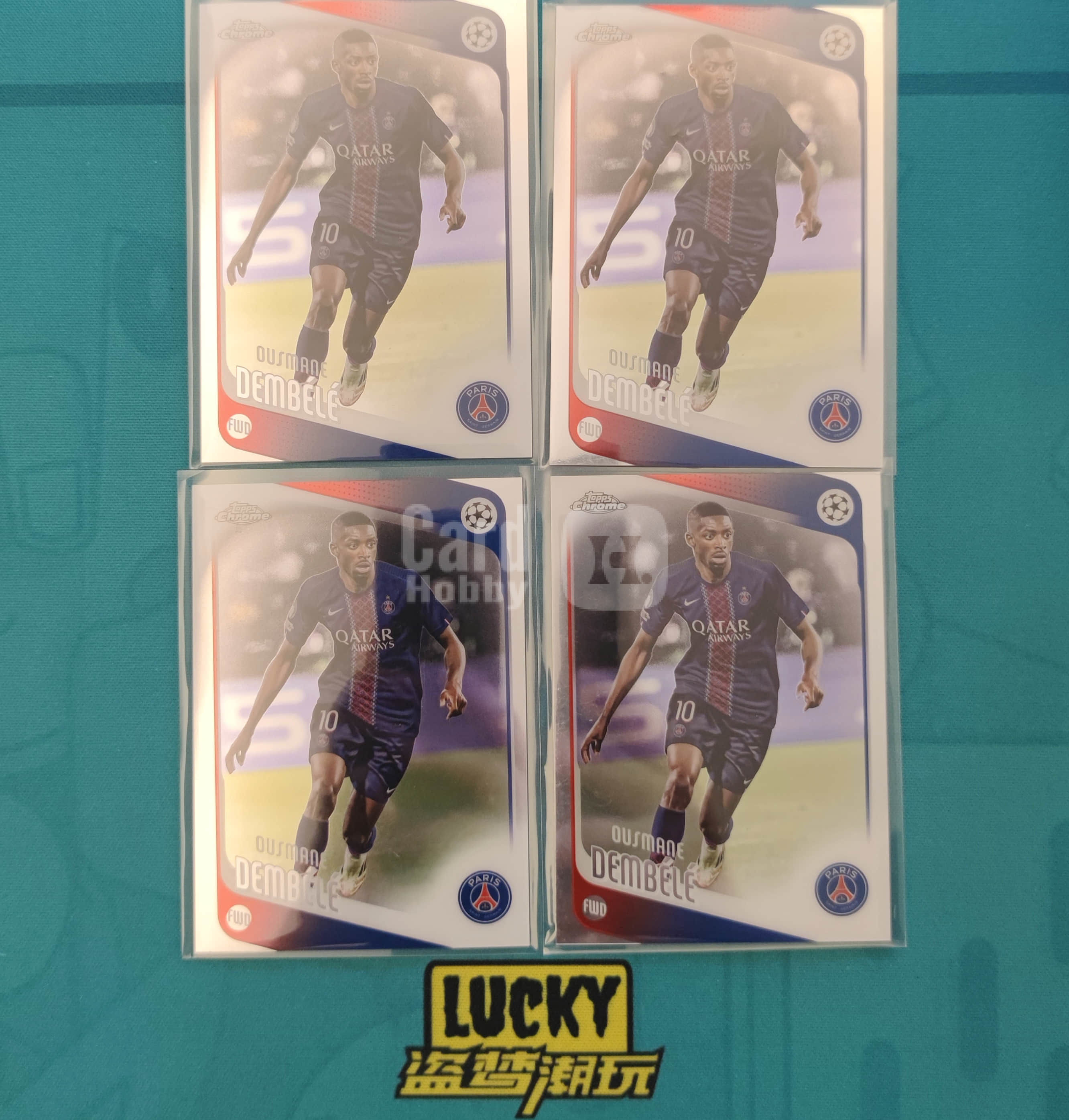 2025-26 Topps Chrome Ousmane Dembélé 【盗梦潮玩】欧战 正系列 ‌奥斯曼·登贝莱 Base 金球奖候选 法国 巴塞罗那 多特蒙德 巴黎圣日耳曼 姆巴佩队友-李总
