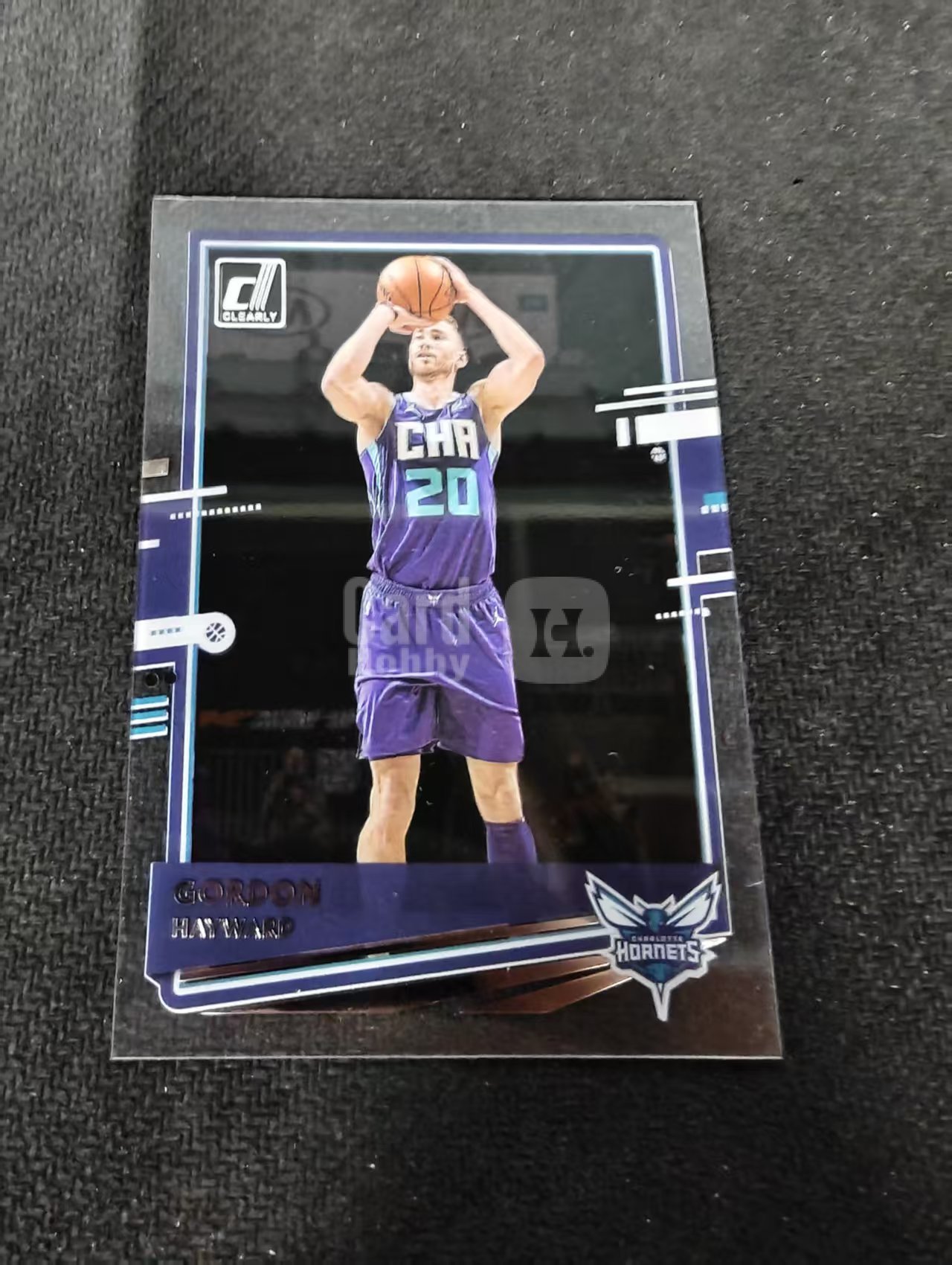 2020-21 Panini Clearly Donruss gordon hayward 黄蜂 戈登 海沃德 杜蕾斯 胶片 划痕 边角瑕疵 #11
