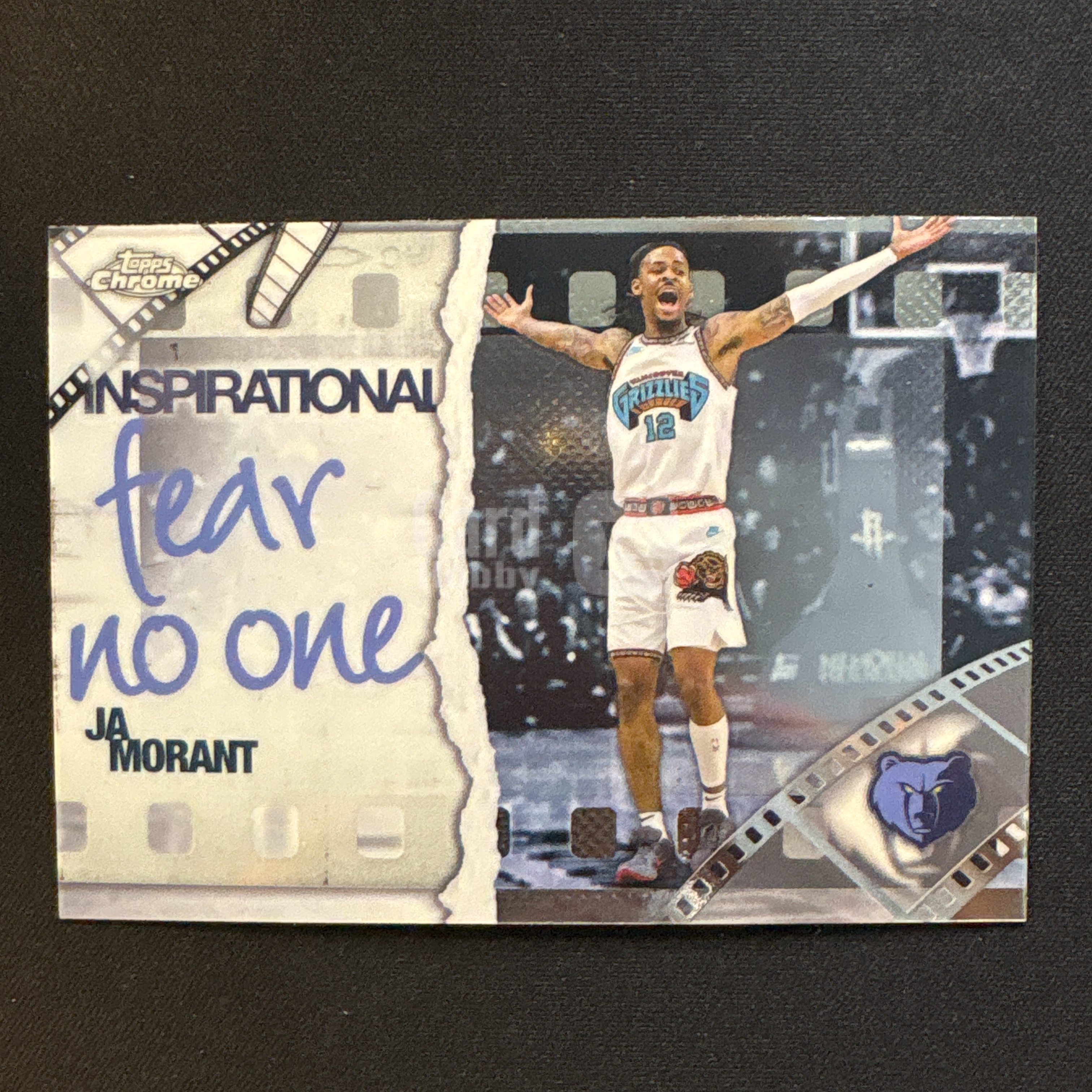 2025-26 Topps Chrome Ja Morant 【爆爆代卖】贾 莫兰特 腰王 银平行 Inspirational 励志标语特卡 座右铭 无所畏惧 Base 灰熊 专收必备 卡品如图#靓星