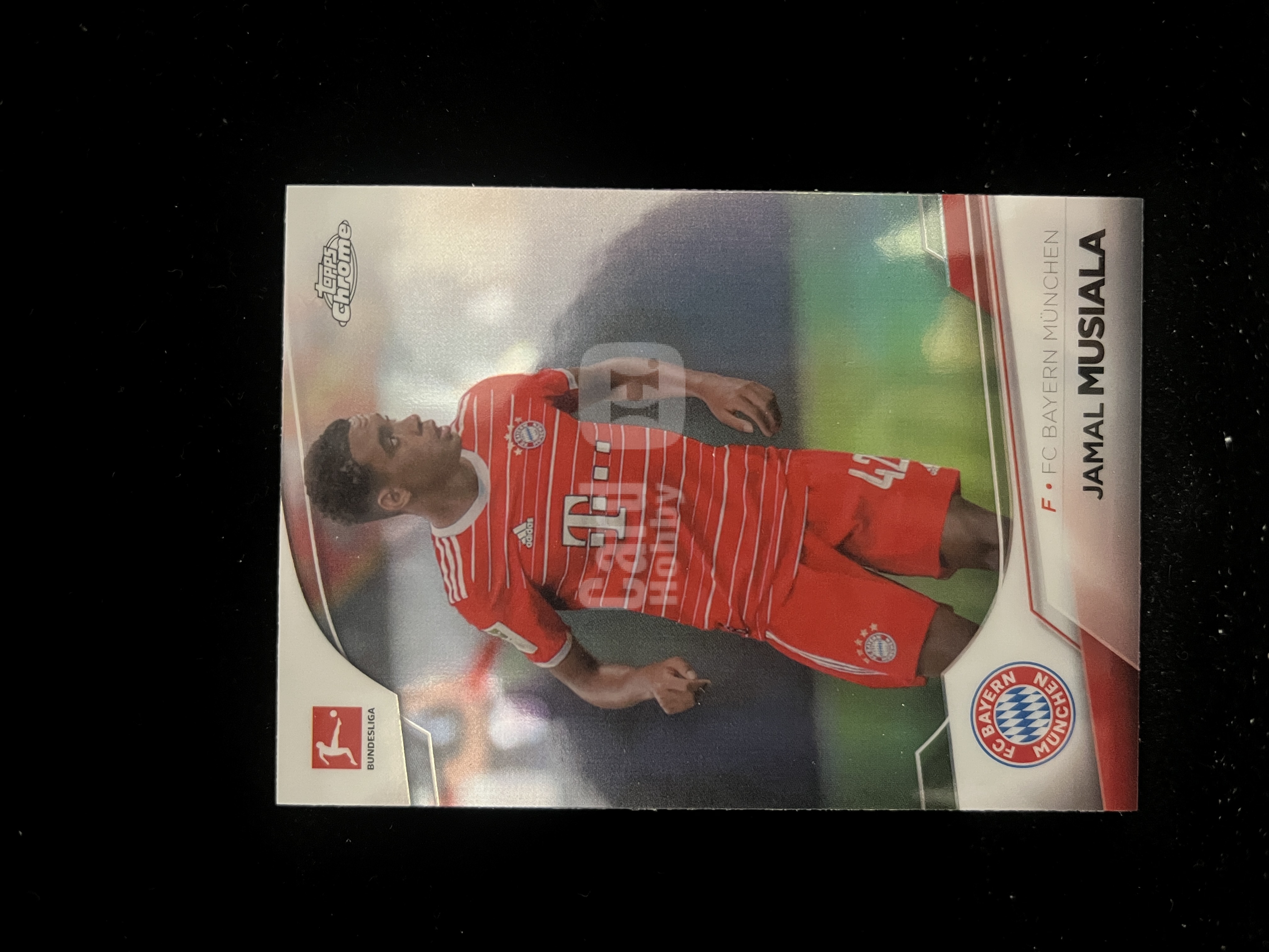 免费代拍 2023 Topps Chrome 德甲 穆西亚拉 Jamal Musiala 折射 卡品如图#A488