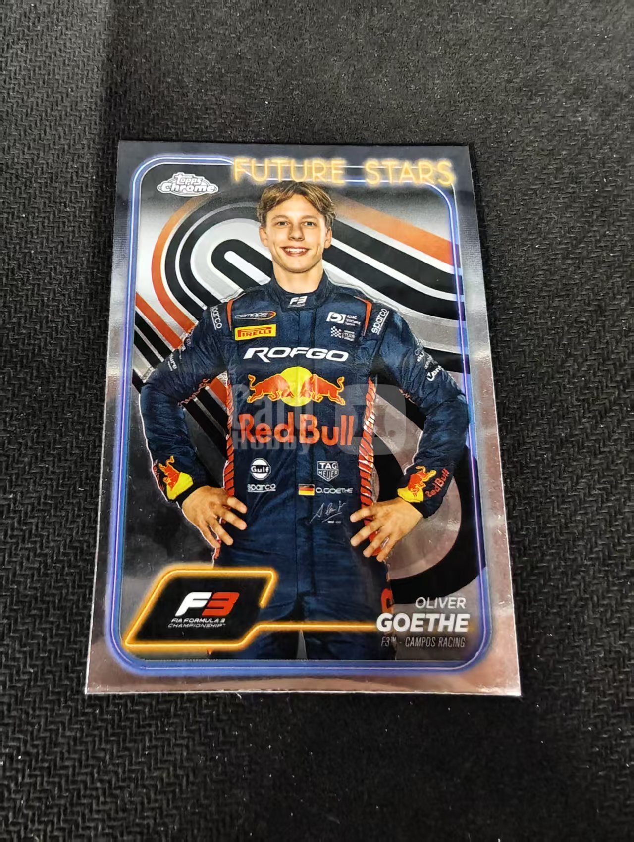 2024 Topps Chrome F1 Oliver Goethe 奥利弗 歌德 红牛 F3 划痕 边角瑕疵 #52
