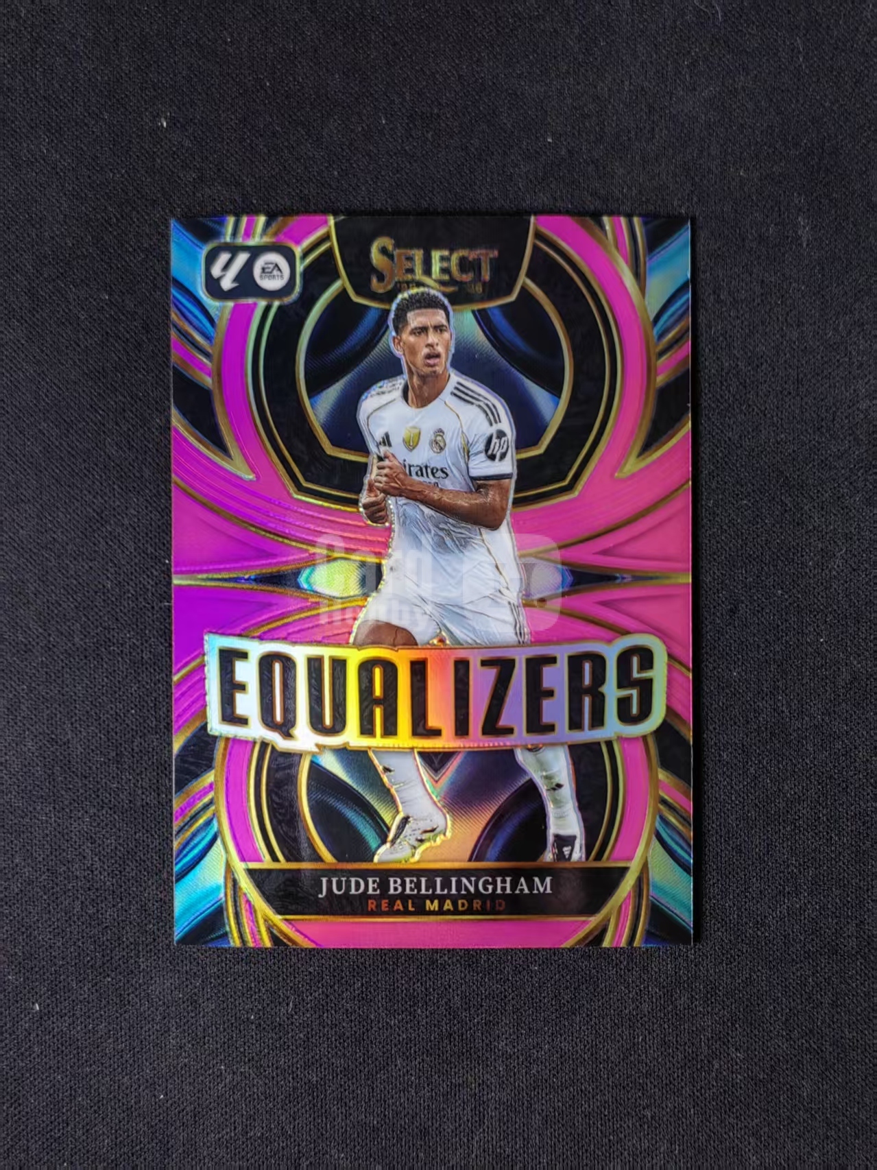 2025-26 Panini Select Jude Bellingham 【林林拍卖拜仁】西甲select系列 皇家马德里 皇马 贝林厄姆 16/25编 粉折 Equalizers特卡