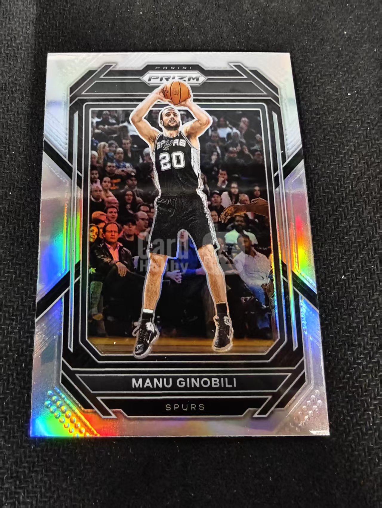 2022-23 Panini Prizm Manu Ginobili 马努 吉诺比利 马刺 银折 PZ 划痕 边角瑕疵 #296