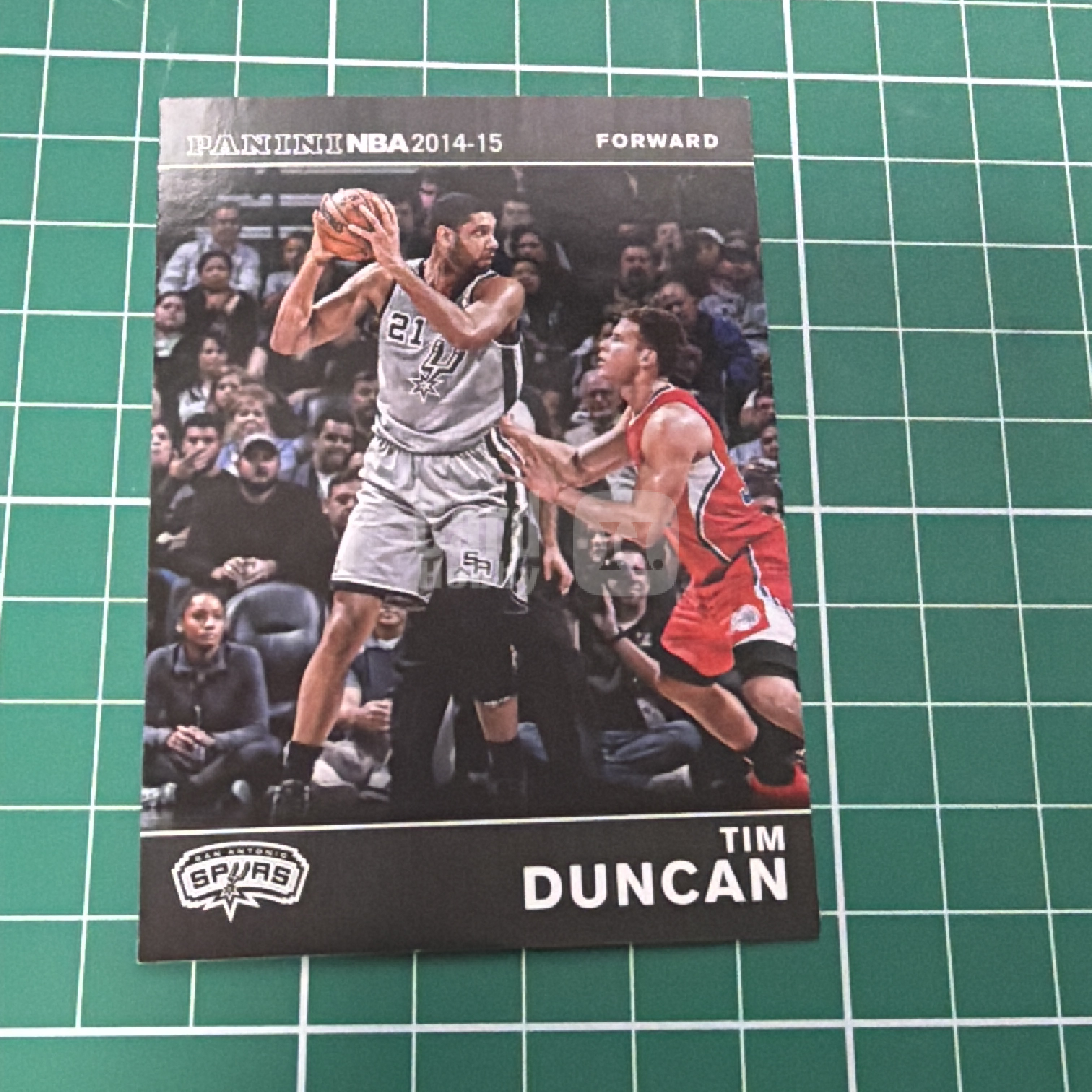 2014-15 Panini S.p.A Tim Duncan 中雅图/中亚图 蒂姆邓肯 石佛 老卡 绝版卡 稀有Base