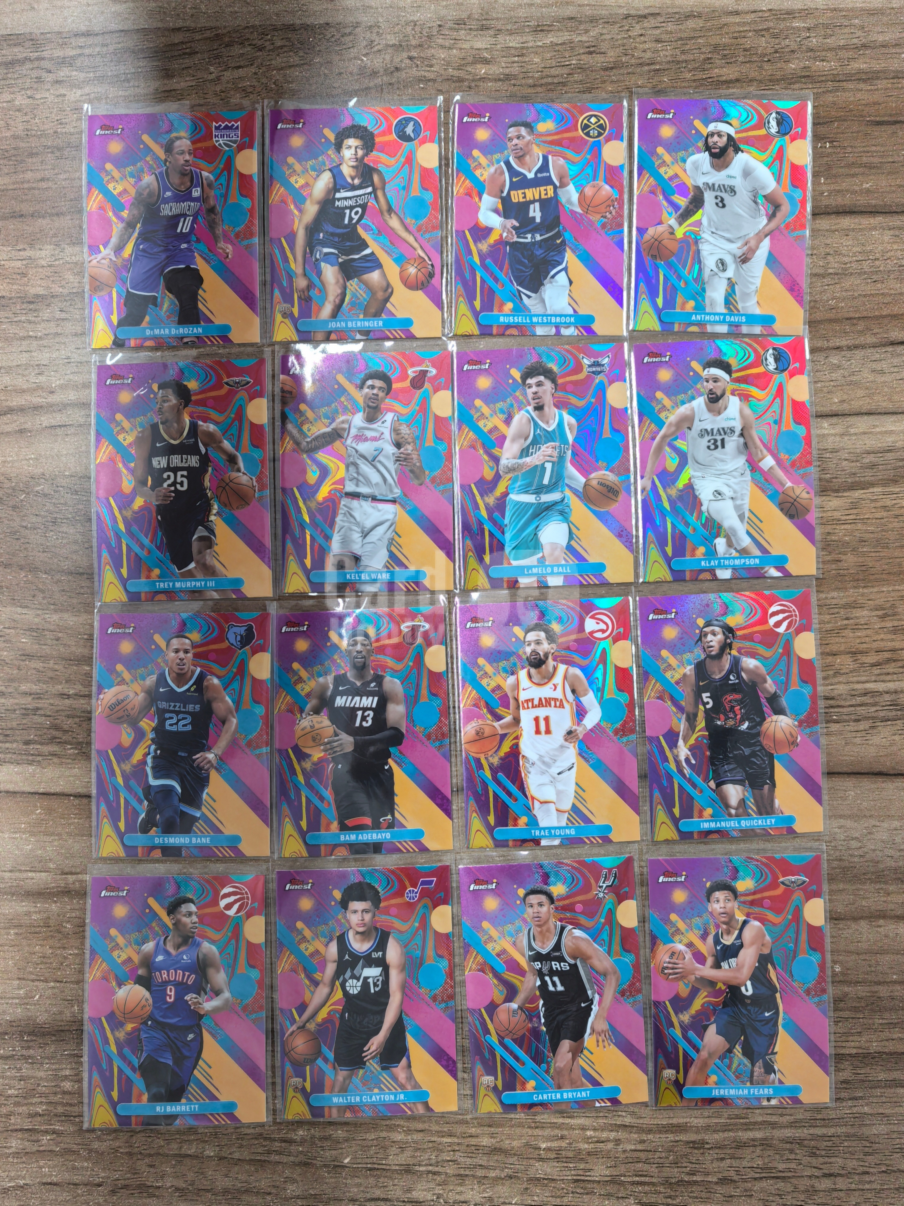 2026 Topps Finest 一图打包 一级 涂鸦折 泼墨折 折射 不包卡品 详情见图 收藏必入 min6