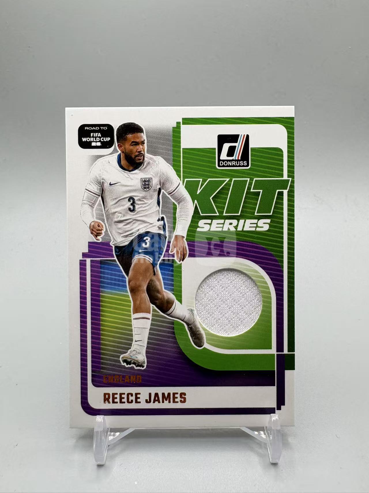 2025-26 Panini Donruss Reece James 【灰灰代拍】全新 世界杯 杜蕾斯 里斯 詹姆斯 球衣 物料 切割 英格兰 切尔西
