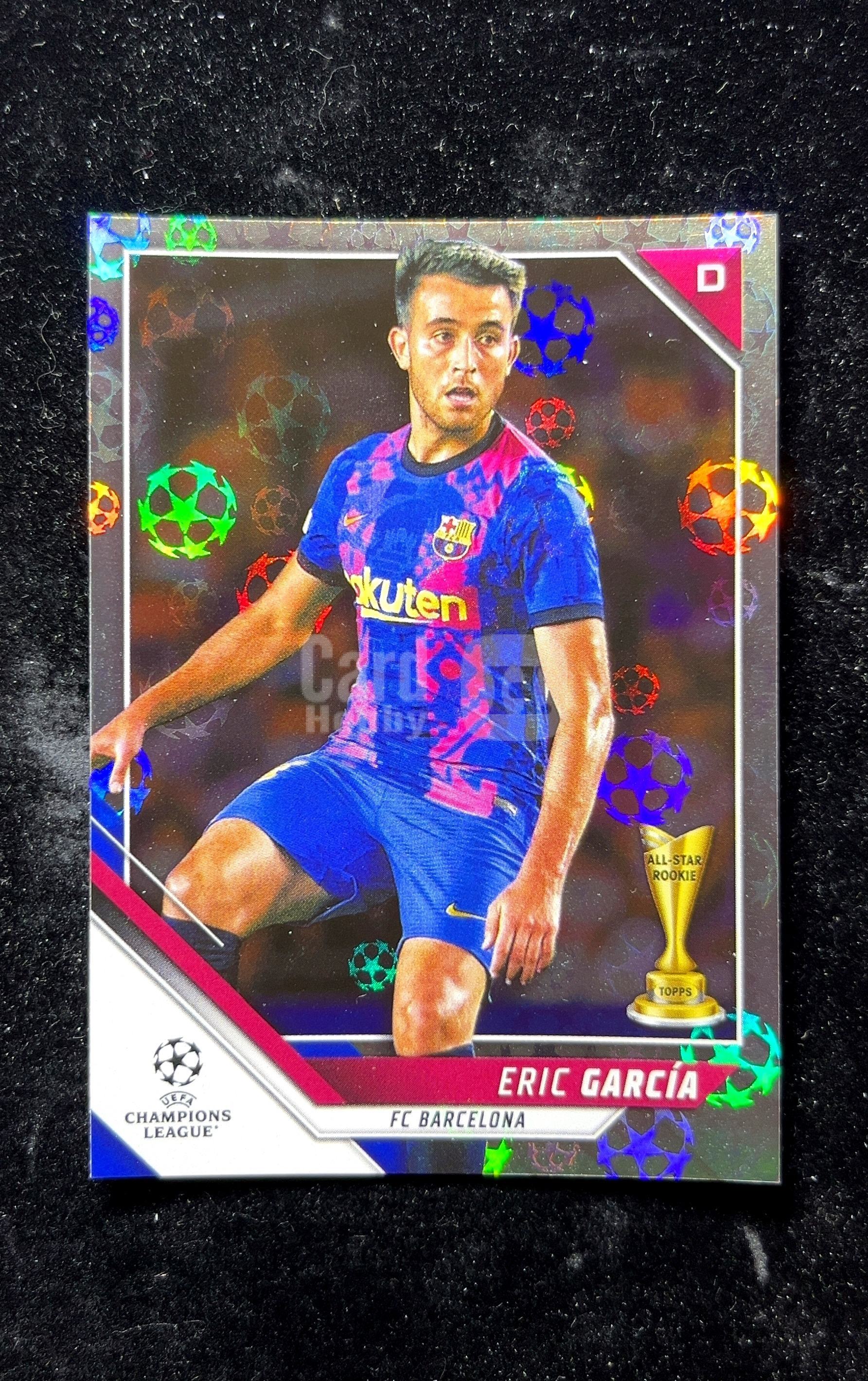 【小白1%代卖】Topps Eric Garcia 埃里克·加西亚 银足球折 折射 新秀 RC 卡品如图 高价值 #96 FC Barcelona 巴塞罗那足球俱乐部 0625