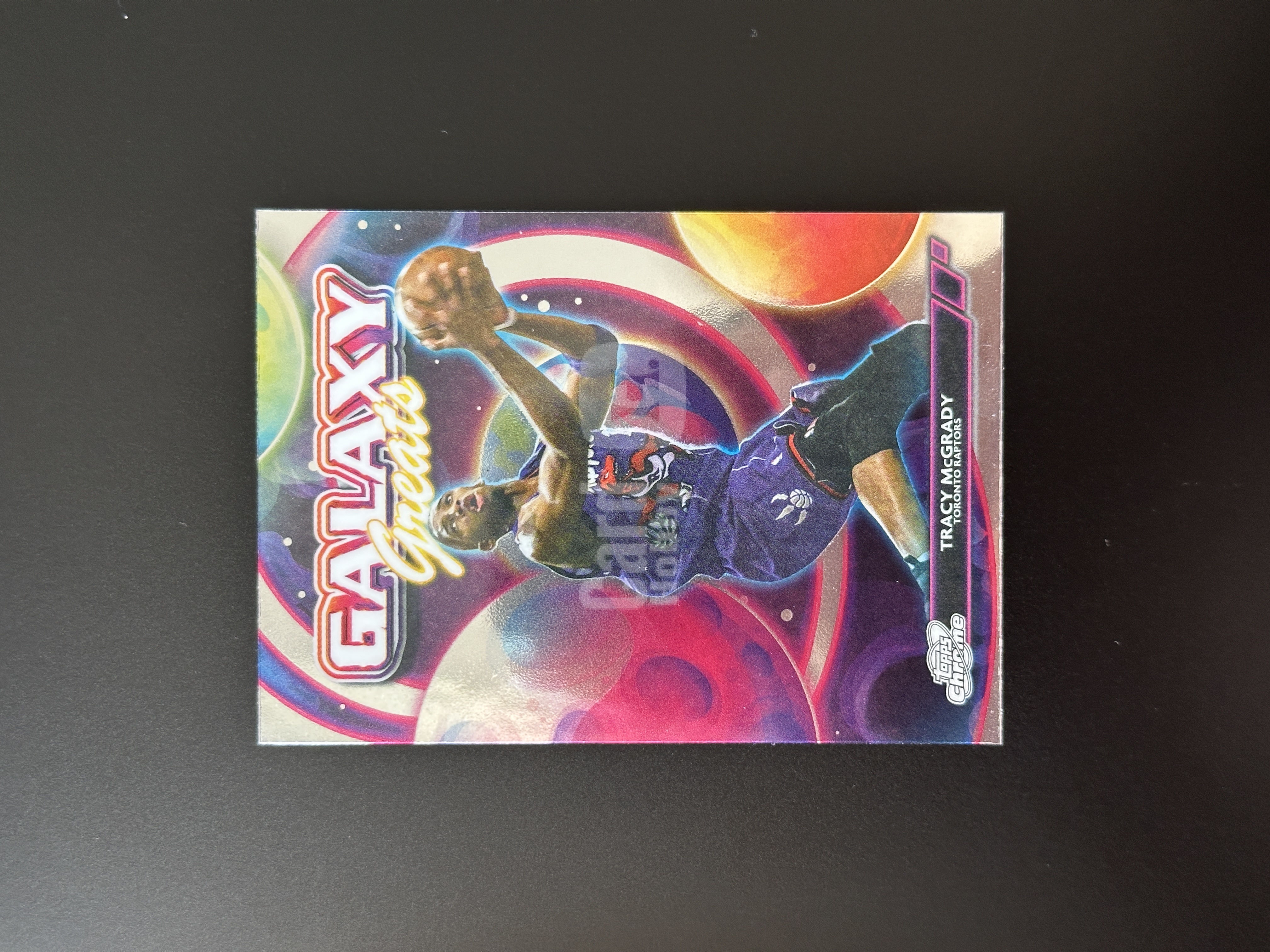 2026 Topps Chrome Tracy McGrady TC宇宙系列 猛龙 特雷西麦克格雷迪 麦迪 编号GG-23 Galaxy Great 银河传奇 特卡 收藏必备 卡品如图