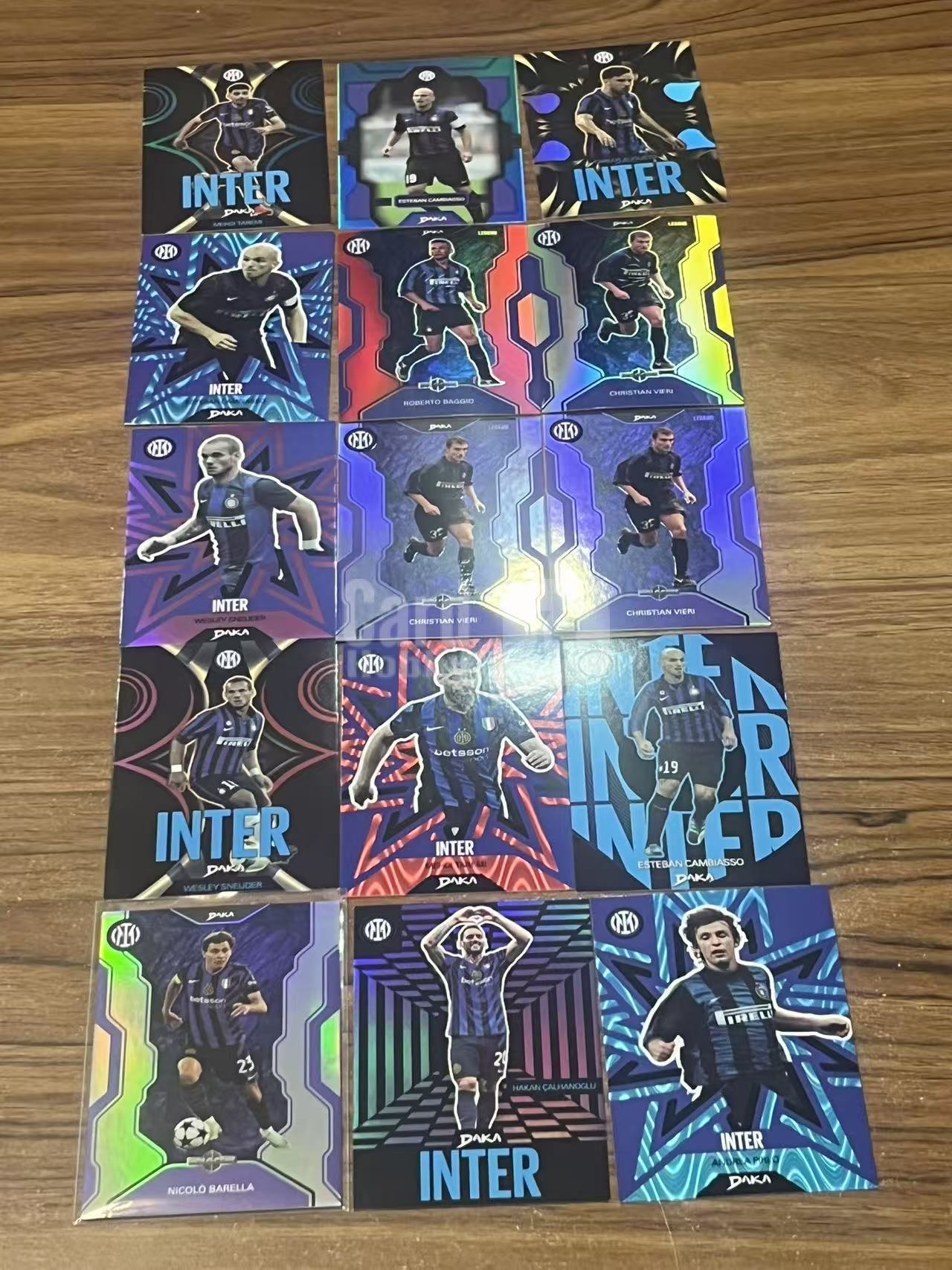 2025 DAKA DAKA Andrea Pirlo 达咖 皮尔洛 坎比亚索 等好人 15张全部带编 打包LOT 卡品不保【ZYP代拍】望灯