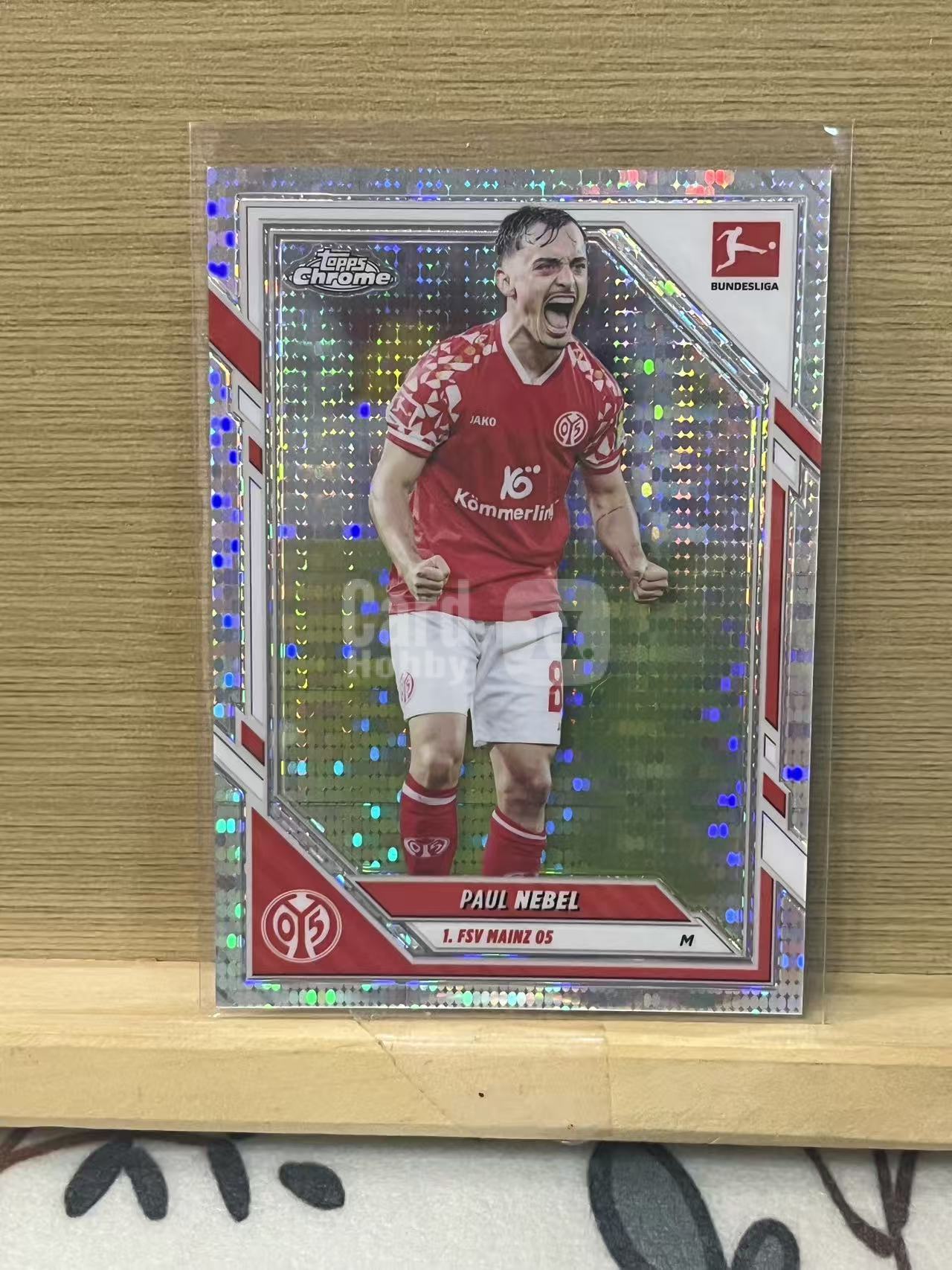 2026 Topps Chrome Paul Nebel 内贝尔 脉冲折 美因茨 银折 德甲 实卡精美 卡品如图 LZ14