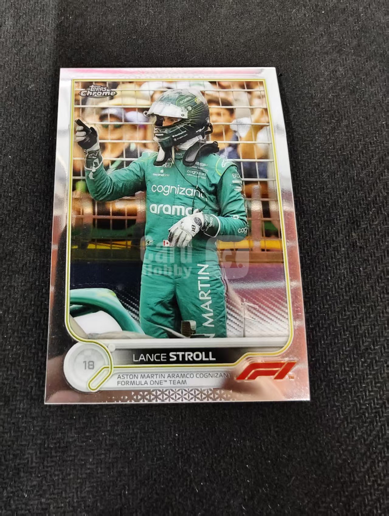 2022 Topps Chrome F1 Lance Stroll 兰斯 斯特罗尔 阿斯顿马丁 划痕 边角瑕疵 #50