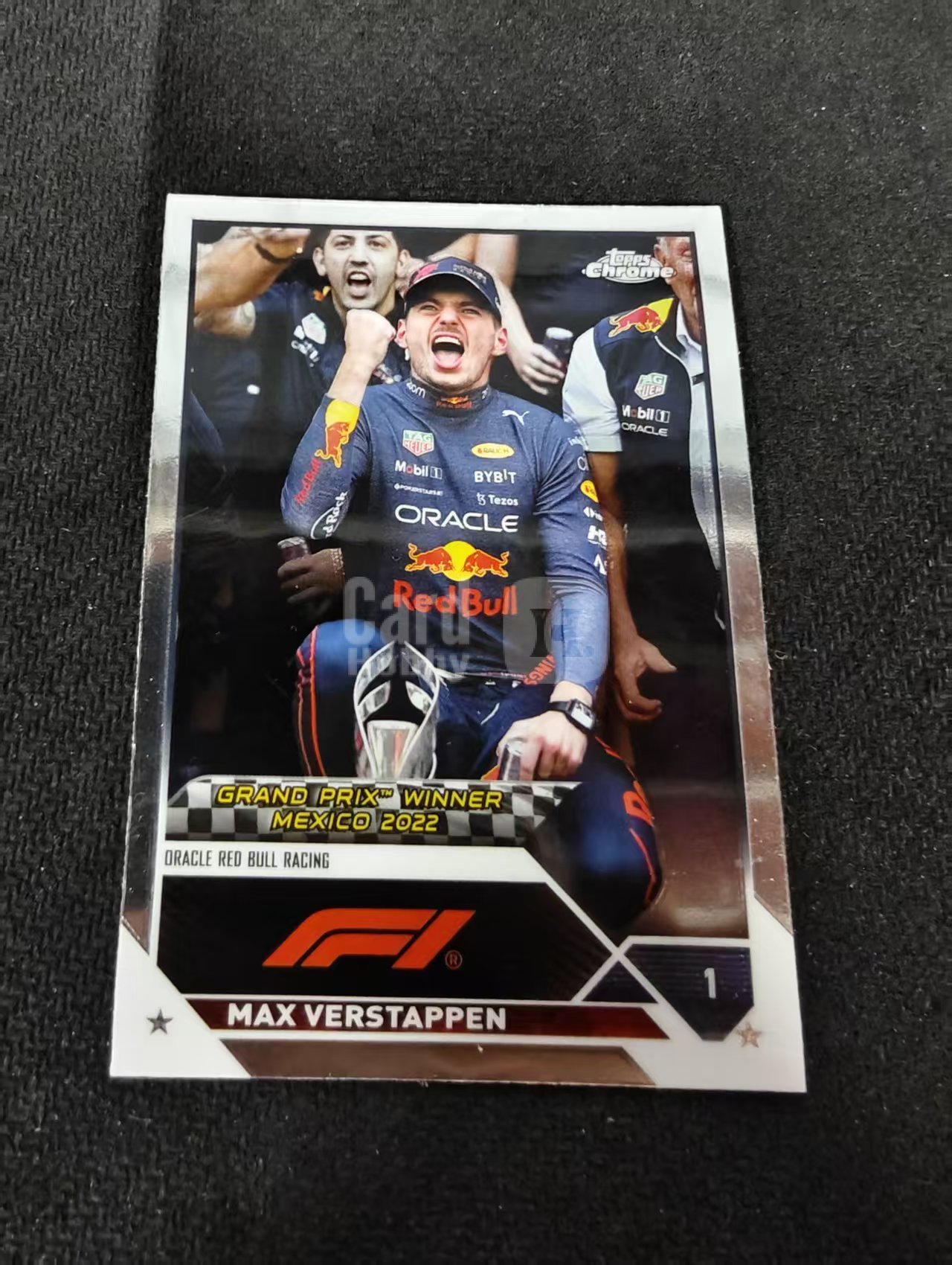 2023 Topps Chrome F1 Max Verstappen 维斯塔潘 红牛 划痕 边角瑕疵 #163