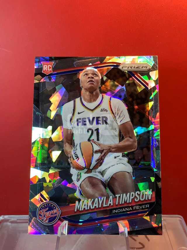 （老末精品代拍)2025 Panini prizm Wnba 女篮PZ Makayla Timpson RC 蒂普森 新秀 印第安狂热队 碎冰折 顺丰寄付 免费代拍X16