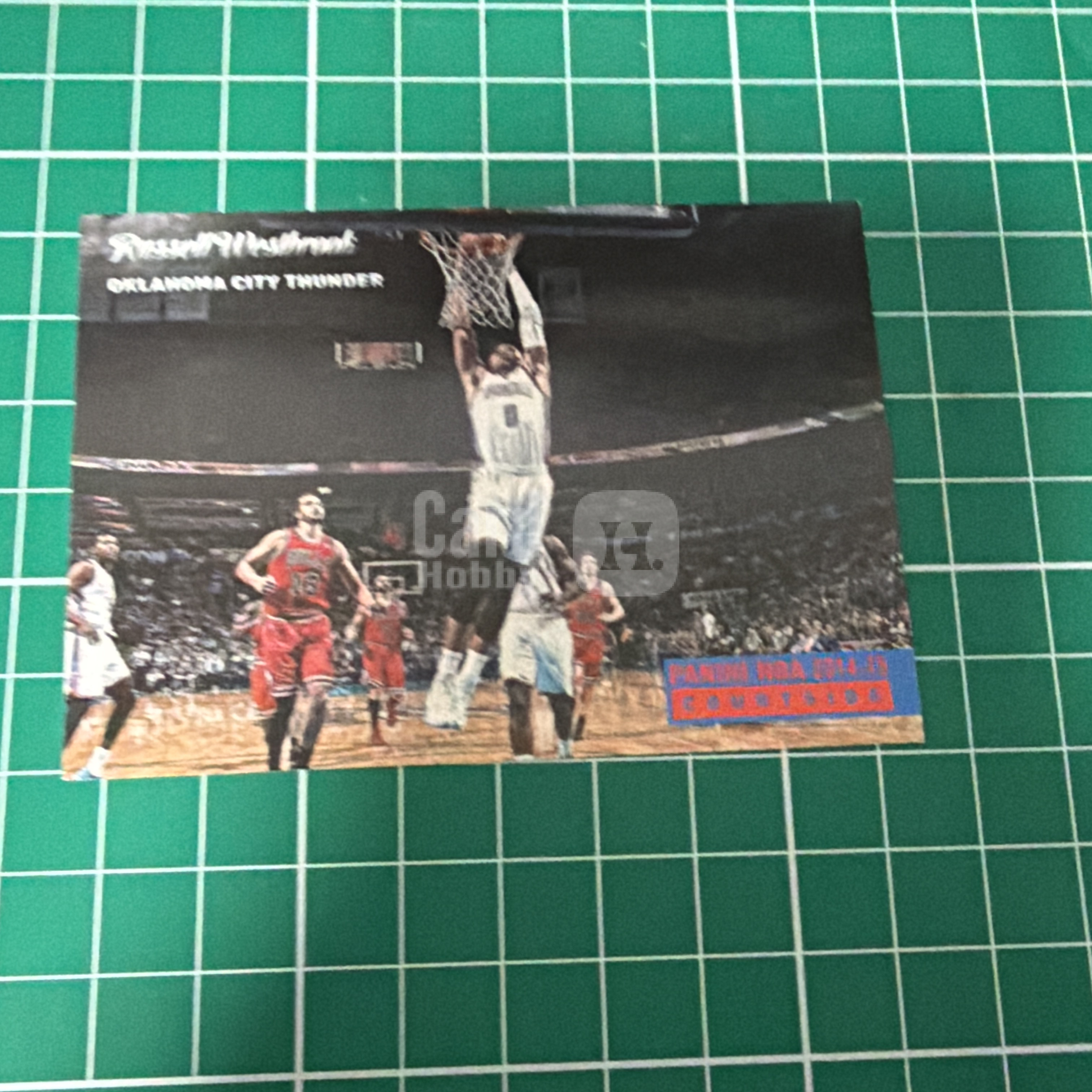 2014-15 Panini S.p.A Russell Westbrook 中雅图/中亚图 拉塞尔威斯布鲁克 威少 横版特卡 场边 小聚光灯 老卡 绝版卡 稀有大比例