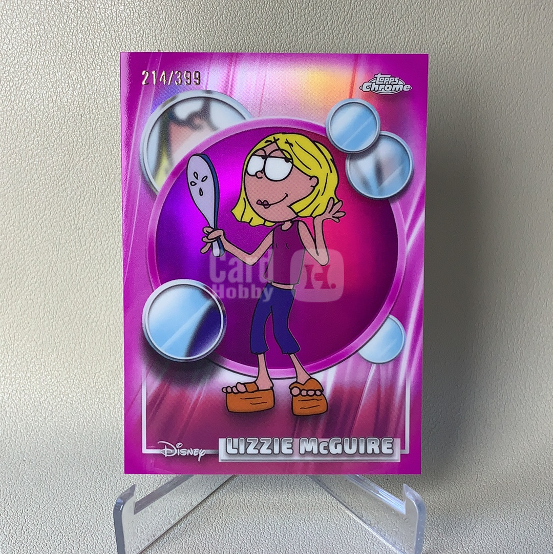 2026 Topps Disney Chrome Hobby 迪士尼 TC Lizzie McGuire 莉琪·麦奎尔 214/399编 新成长的烦恼 粉折 折射 品相如图 凑套必备 Yuc